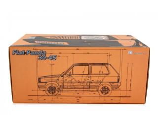 Fiat Panda 30 1980 - Azzurro Bahia Azzurro Bahia Laudoracing 1:18 Resinemodell (Türen, Motorhaube... nicht zu öffnen!)